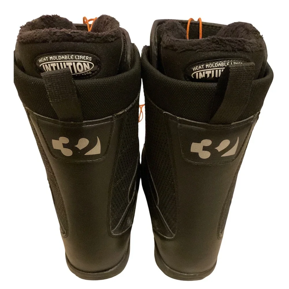ThirtyTwo Snowboard Boots Black Intuition Heat Moldable Liners‎ size 9 women